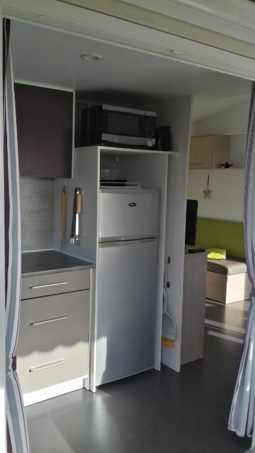Mobile-Home 100M Plage Utah Mme Surget Sainte-Marie-du-Mont  Eksteriør bilde