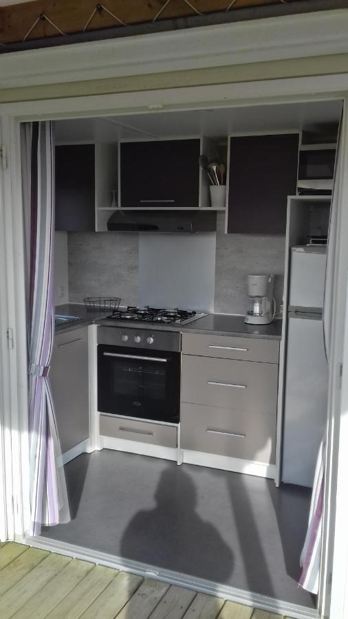 Mobile-Home 100M Plage Utah Mme Surget Sainte-Marie-du-Mont  Eksteriør bilde